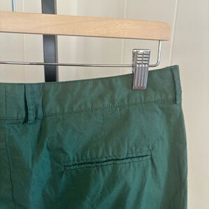 ALTEA Green Pleated Cotton Stretch Lightweight Casual Chino Pants Mens 32x29.5